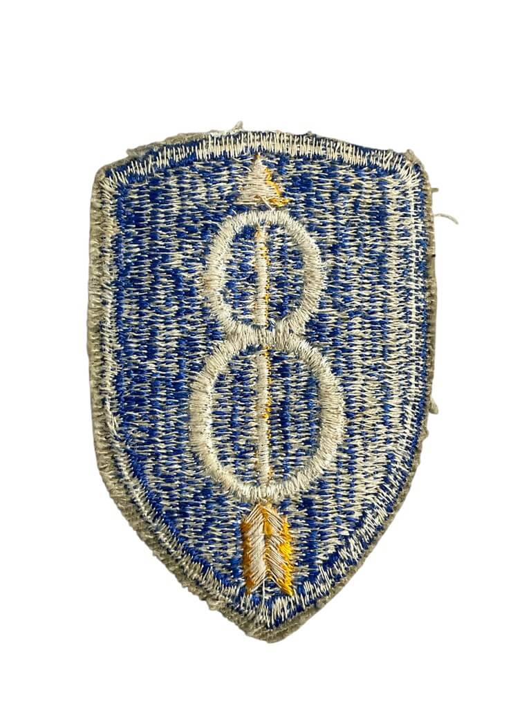 WW2 US 8th Infantry Division SSI Shoulder Sleeve Insignia WW2 US 8th Infantry Division SSI Shoulder Sleeve Insignia
