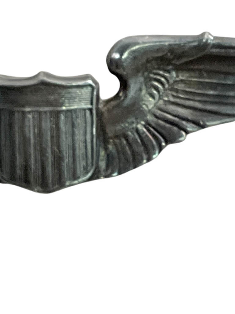WW2 US USAAF 3" Pilot's Wing Sterling Silver WW2 US USAAF 3" Pilot's Wing Sterling Silver