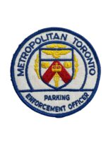 Canadian Metropolitan Toronto Parking Enforcement Officer Blue Border Police Patch 1