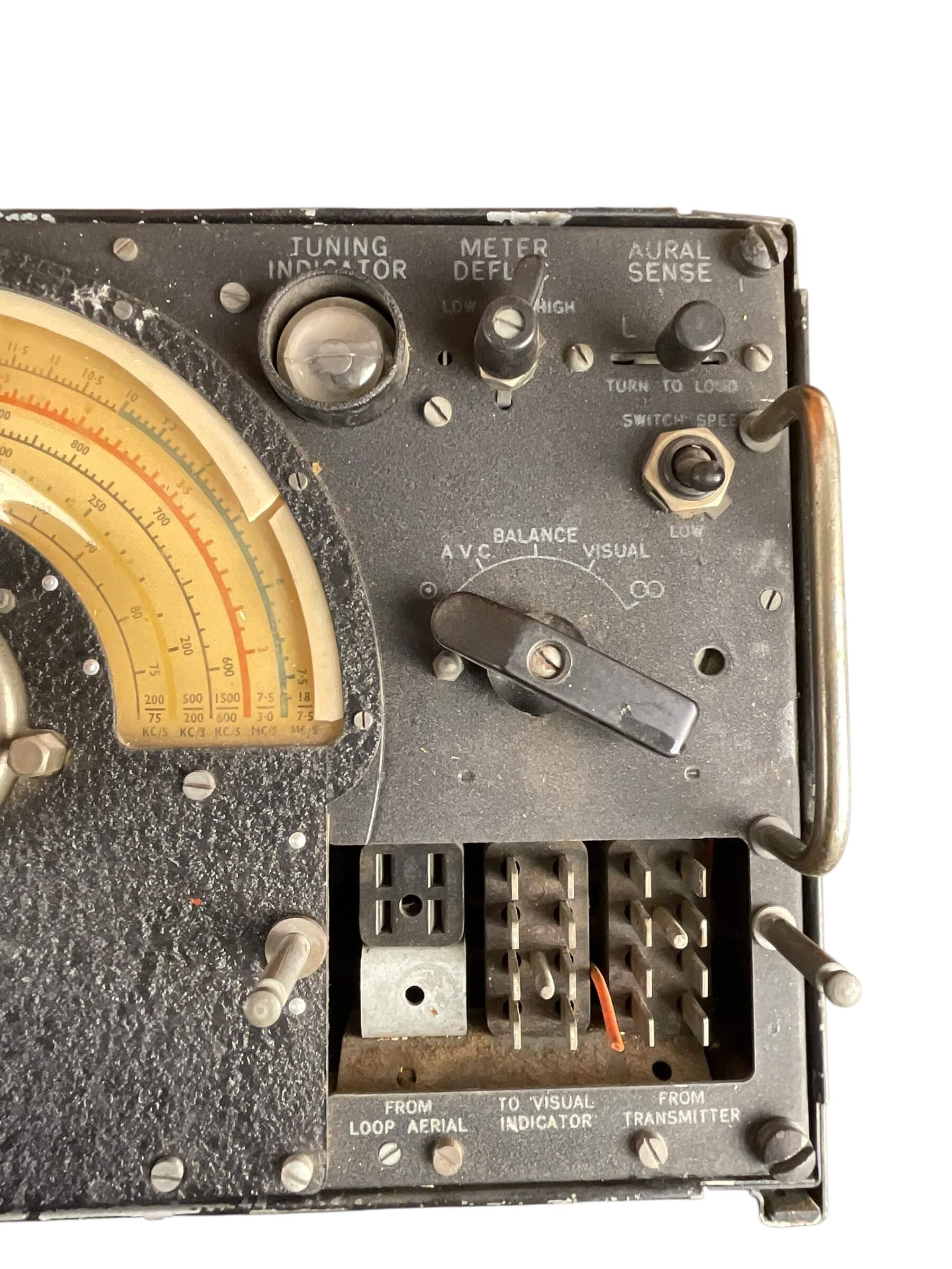 WW2 British RAF Radio Receiver Type 1155A In Transit Box WW2 British RAF Radio Receiver Type 1155A In Transit Box