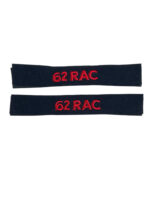 Canadian Forces 62nd Field Artillery Regiment RCA 6 RAC Shoulder Titles Insignia Pair