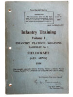 Canadian Infantry Training Vol 1 Fieldcraft All Arms 1954 Used Softcover Reference Book Canadian Infantry Training Vol 1 Fieldcraft All Arms 1954 Used Softcover Reference Book