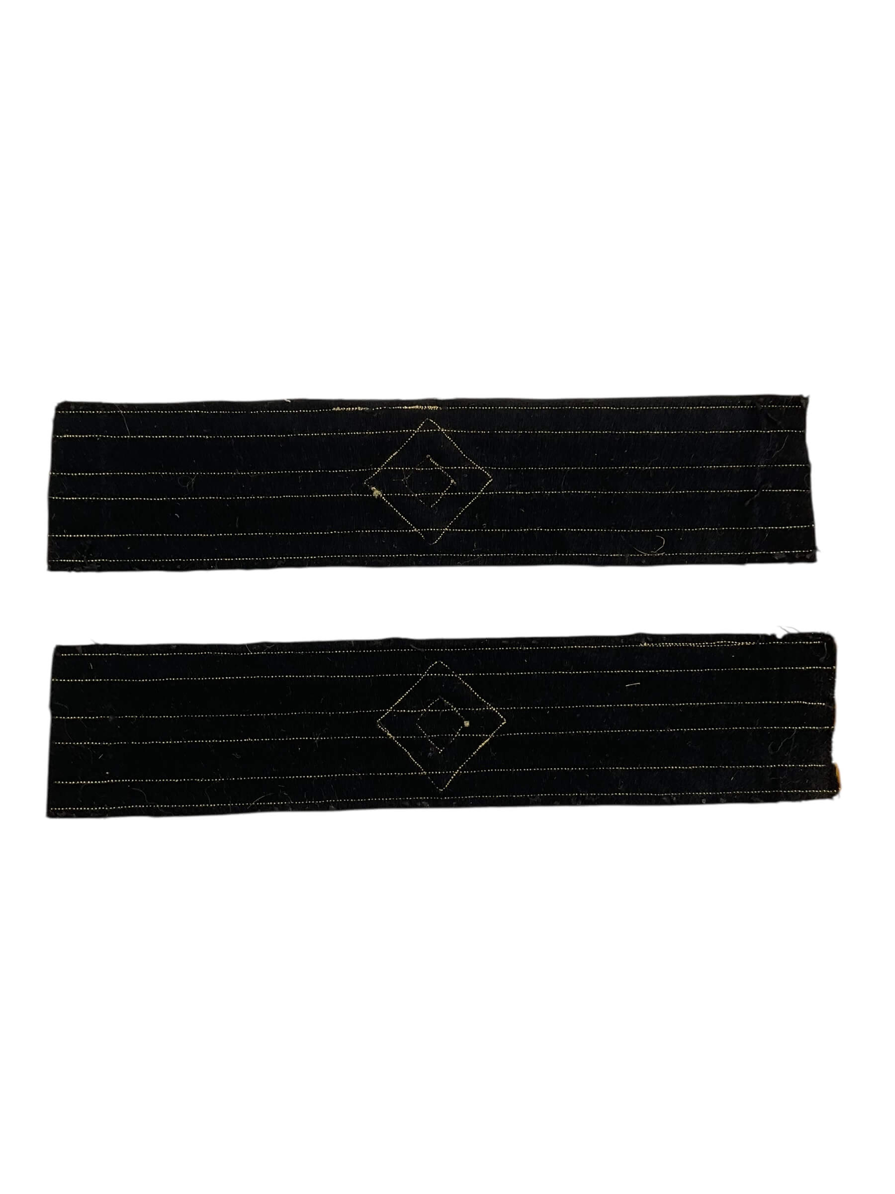 WW2 Canadian Merchant Navy Chief Officers Cuff Rank Insignia Pair WW2 Canadian Merchant Navy Chief Officers Cuff Rank Insignia Pair