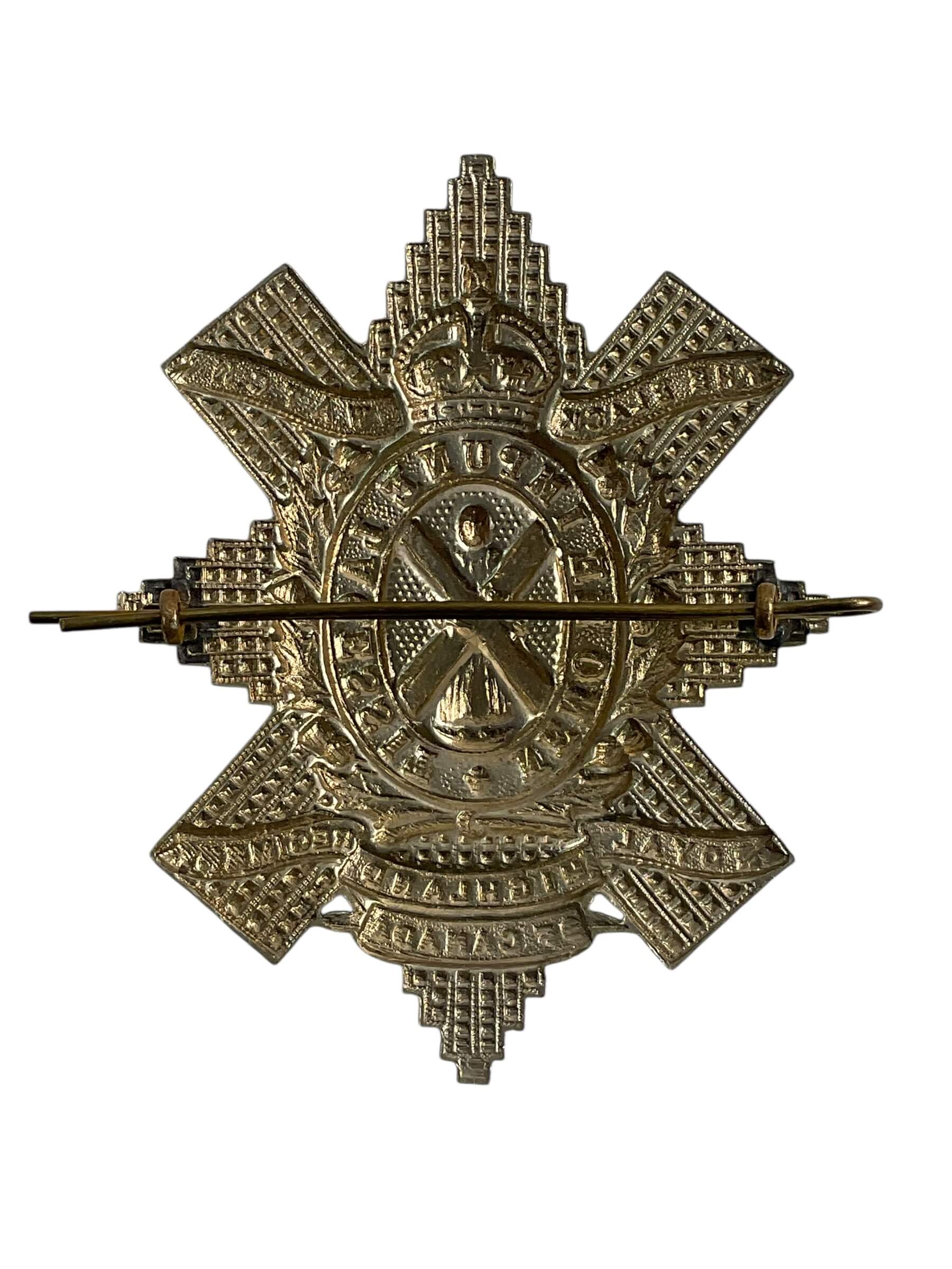 WW2 Canadian The Black Watch Royal Highland Regiment Cap Badge WW2 Canadian The Black Watch Royal Highland Regiment Cap Badge