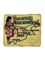 Canadian Black Watch 2nd Battalion Cyprus 1966 Tour Patch 6" X 5"