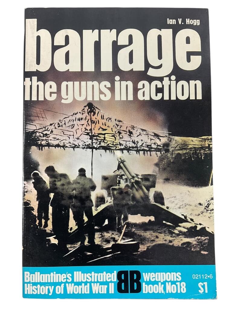 WW2 US British German Artillery Barrage Guns Action Ballantines No 18 Used Softcover Reference Book WW2 US British German Artillery Barrage Guns Action Ballantines No 18 Used Softcover Reference Book