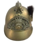 French Sappers Firefighter Brass Helmet