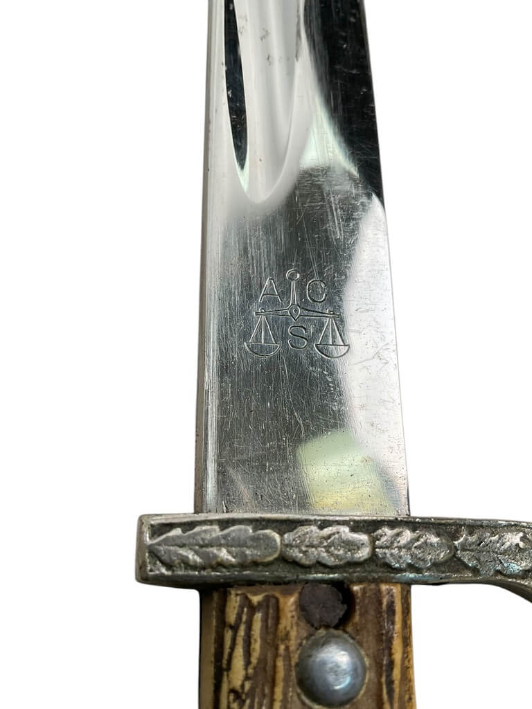 WW2 German Police Bayonet With Scabbard Maker Alexander Coppel Matching Numbers WW2 German Police Bayonet With Scabbard Maker Alexander Coppel Matching Numbers