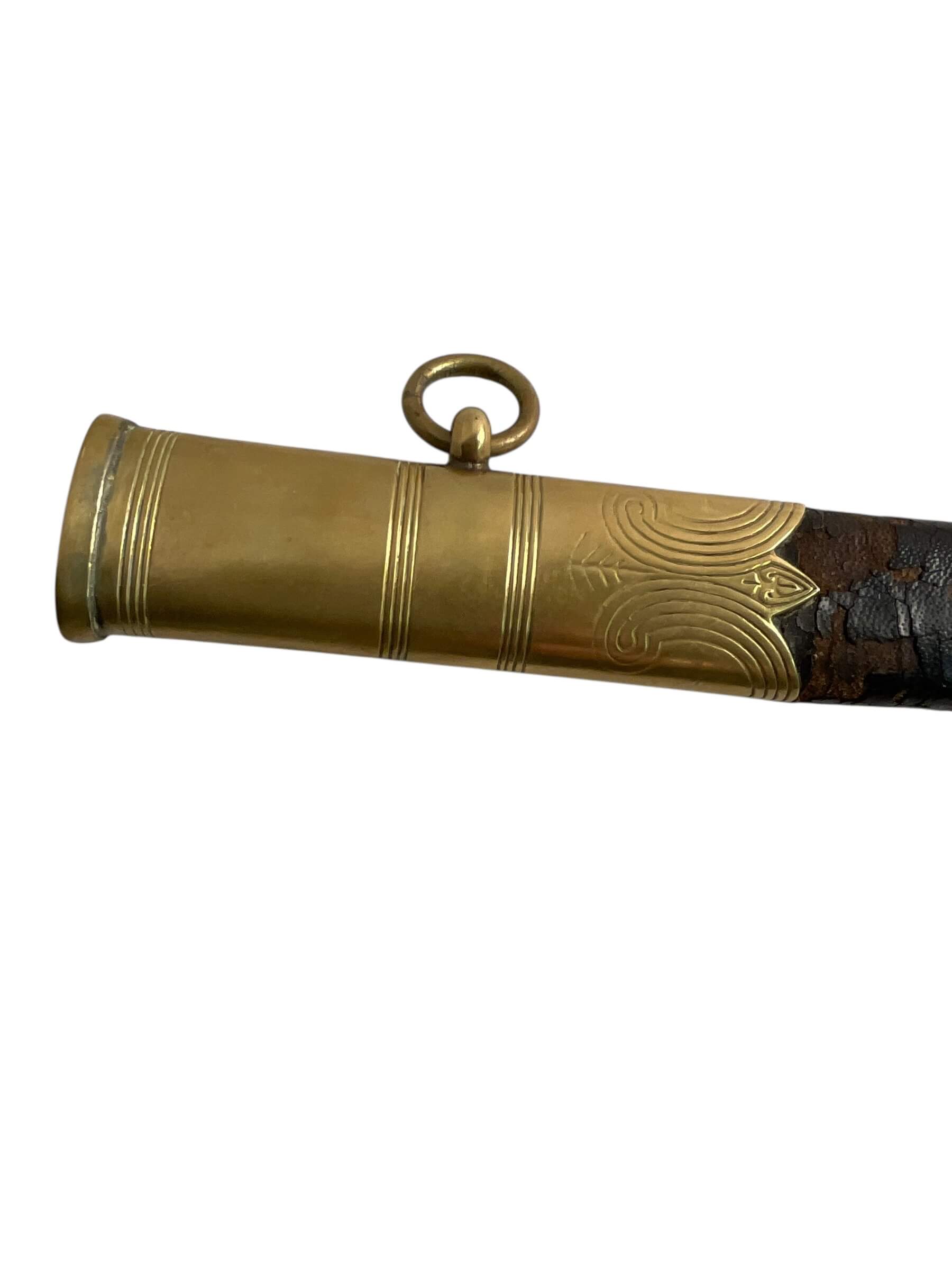 British Royal Navy Officers Sword Scabbard ONLY British Royal Navy Officers Sword Scabbard ONLY