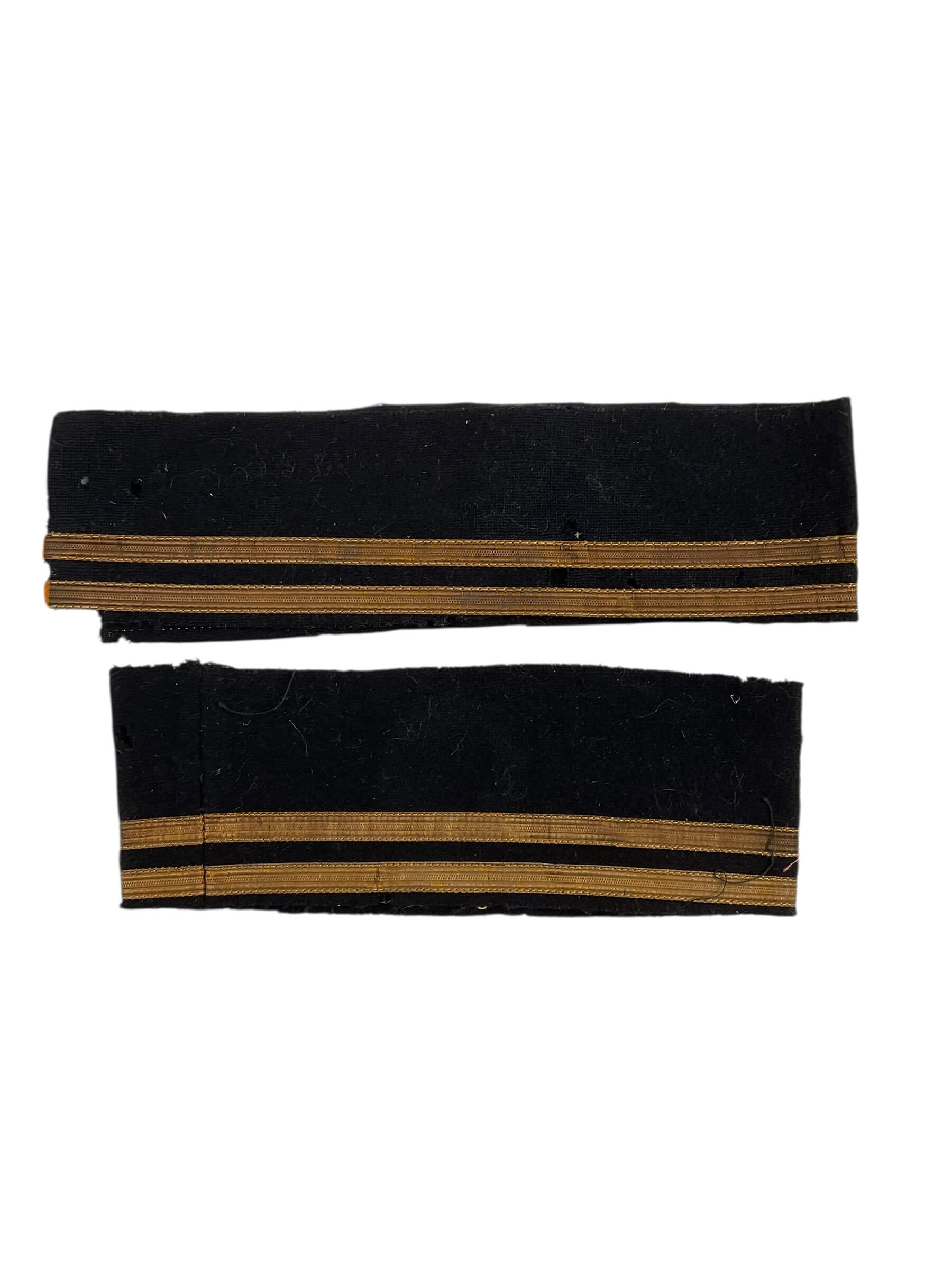 WW2 Canadian Merchant Navy Sub Lieutenant Officers Cuff Rank Insignia Pair WW2 Canadian Merchant Navy Sub Lieutenant Officers Cuff Rank Insignia Pair
