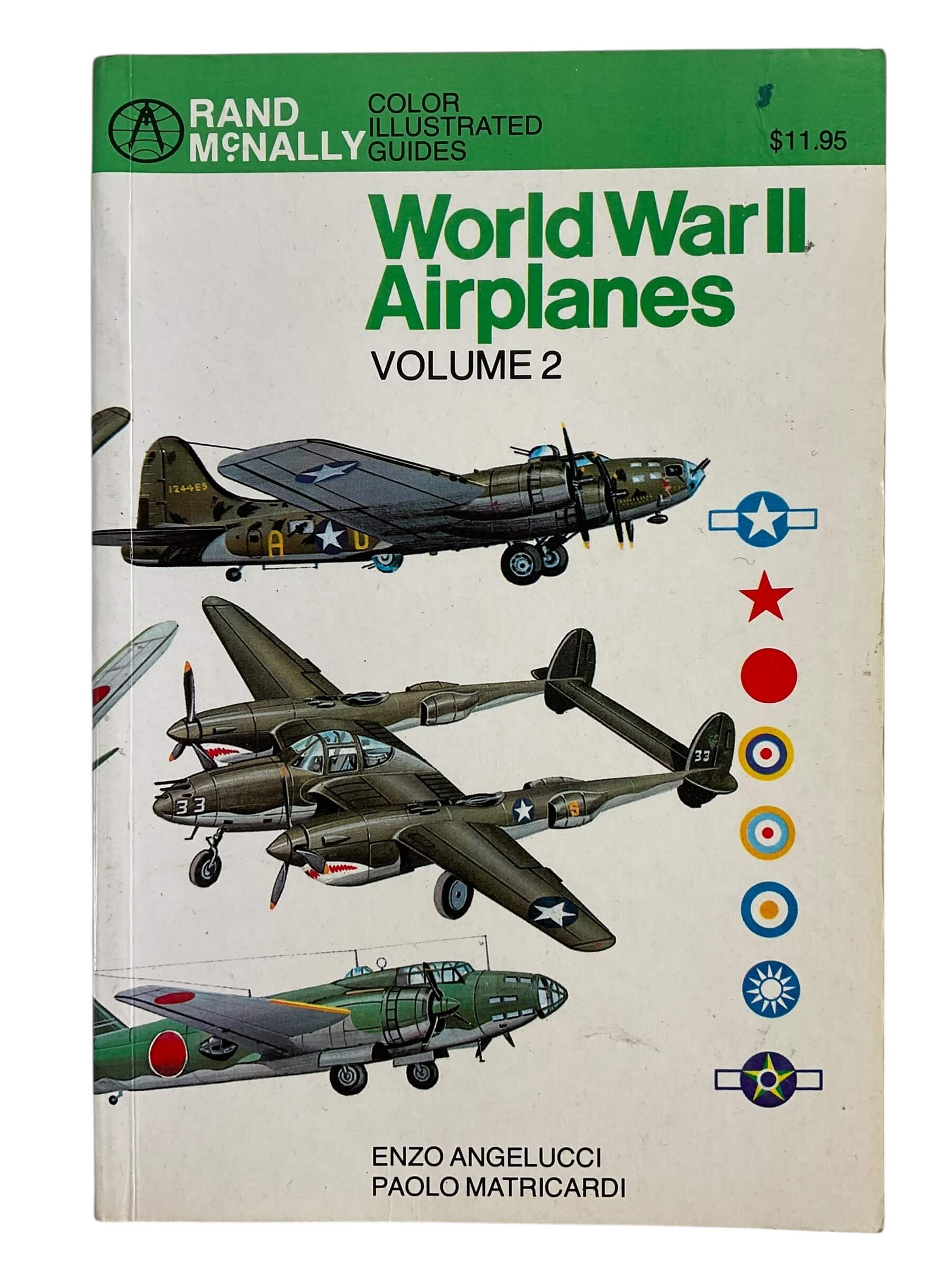 WW2 US British German Airplanes Vol 2 Rand McNally Used Softcover Reference Book WW2 US British German Airplanes Vol 2 Rand McNally Used Softcover Reference Book