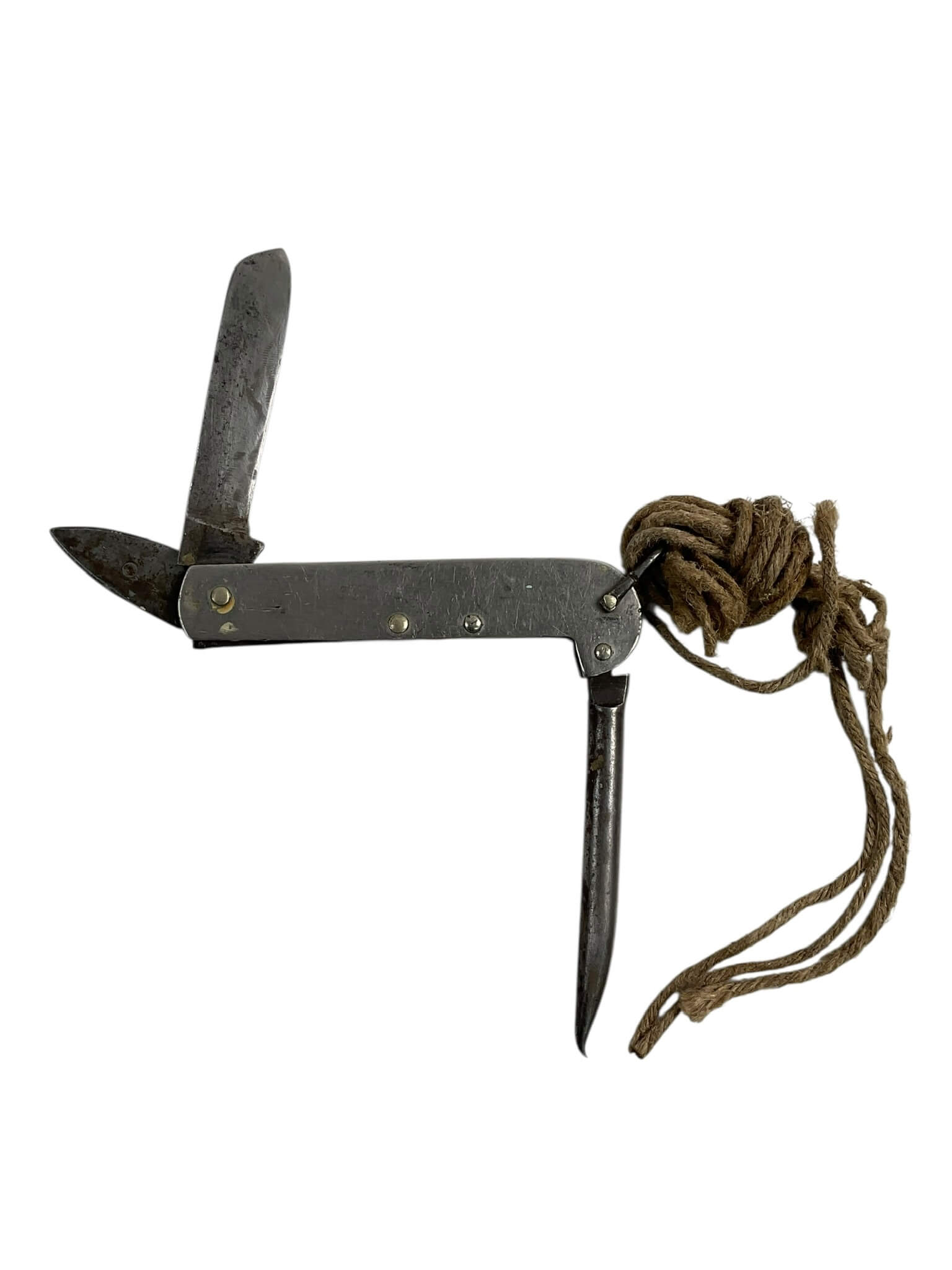 WW2 Canadian Folding Knife With Marlin Spike Maker M.S. Limited WW2 Canadian Folding Knife With Marlin Spike Maker M.S. Limited