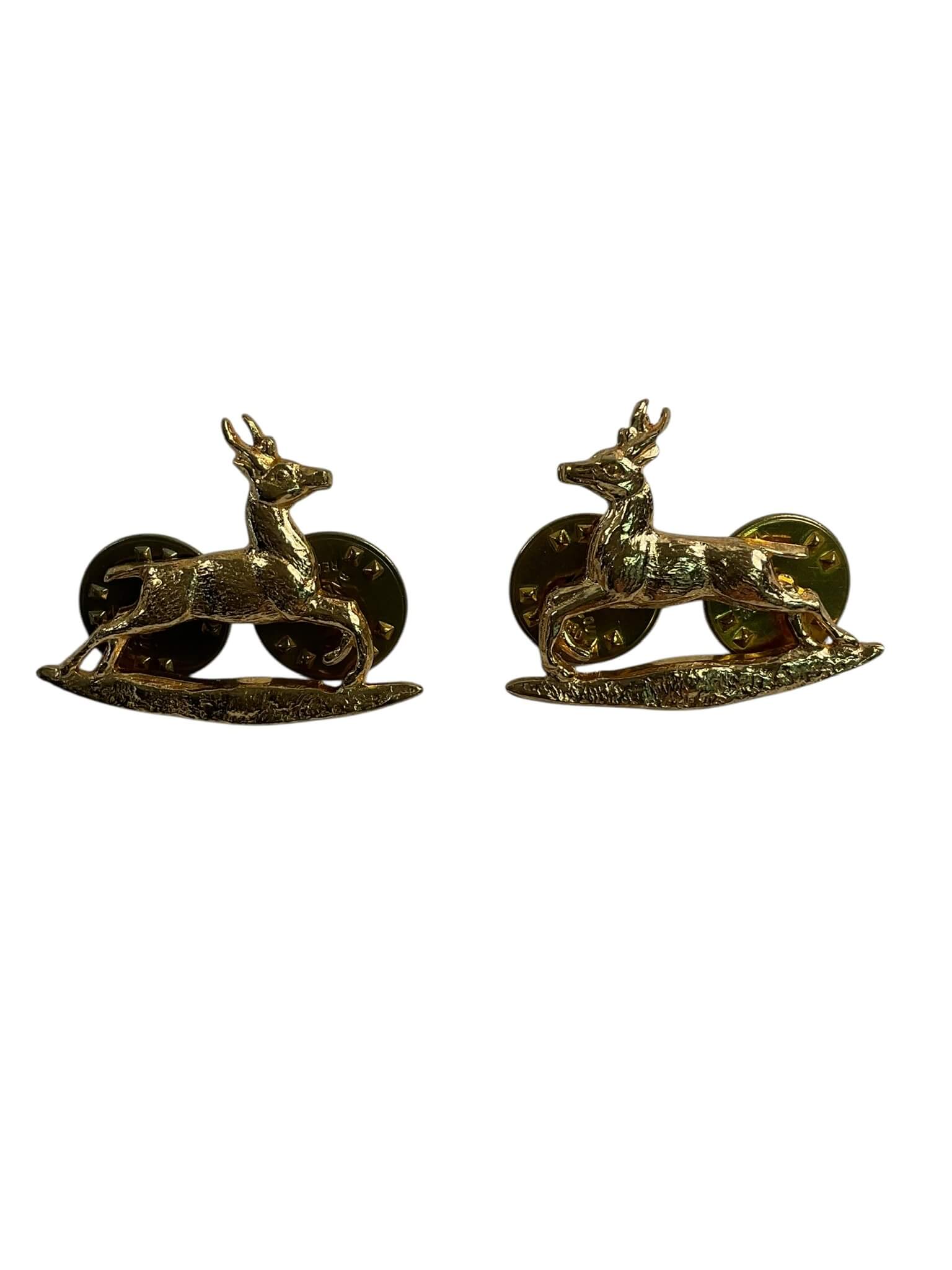 Royal Canadian Dragoons Collars Insignia Pair Royal Canadian Dragoons Collars Insignia Pair