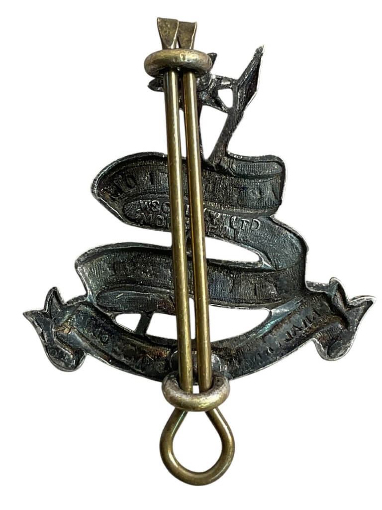 WW2 Canadian Intelligence Corps Officers Collar Insignia Single WW2 Canadian Intelligence Corps Officers Collar Insignia Single