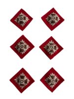 Canadian Army Captain’s Rank Maroon Pips Medical Corps Set of 6 Canadian Army Captain’s Rank Maroon Pips Medical Corps Set of 6