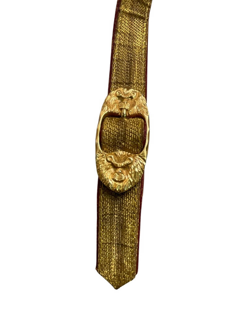 British Canadian Under Tunic Sword Belt With Straps 36" British Canadian Under Tunic Sword Belt With Straps 36"
