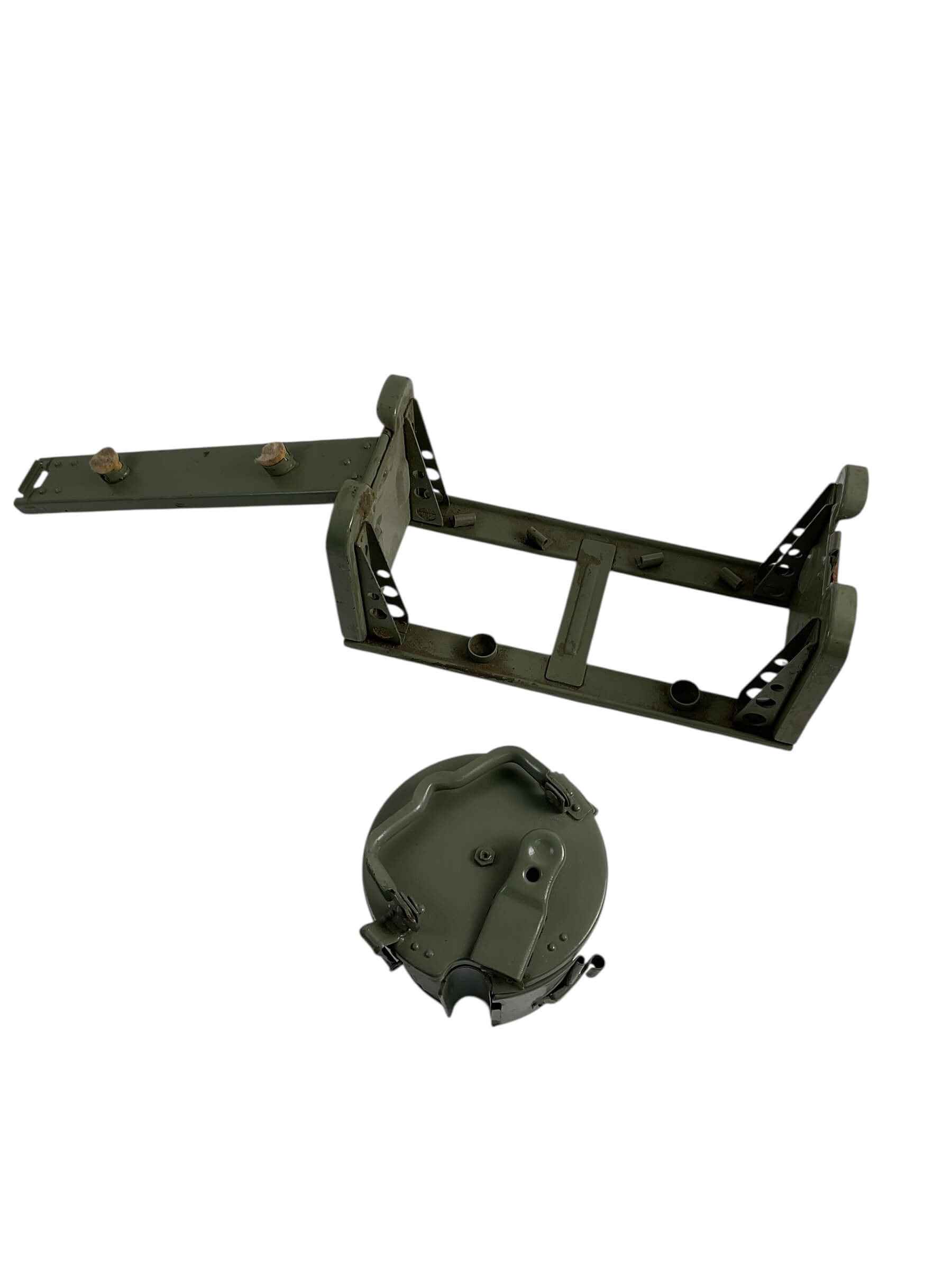 WW2 German MG34 42 Magazine and Carrier Dated 1943 WW2 German MG34 42 Magazine and Carrier Dated 1943