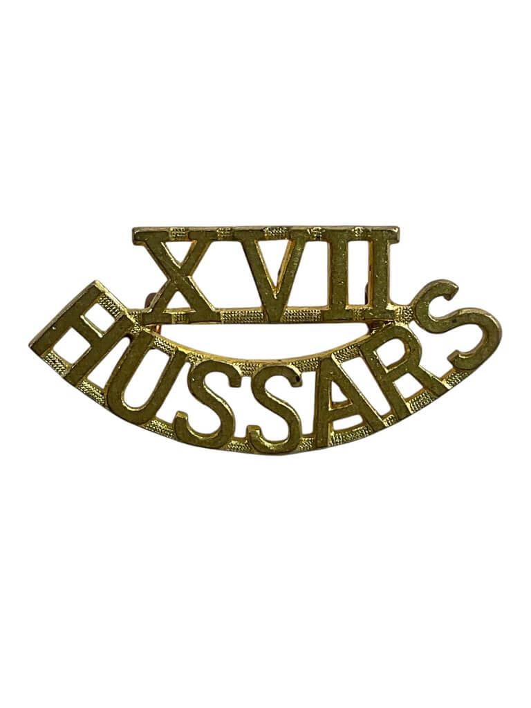 Canadian 17th Duke of Yorks Royal Canadian Hussars Shoulder Title Insignia Single Canadian 17th Duke of Yorks Royal Canadian Hussars Shoulder Title Insignia Single