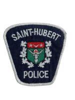 Canadian Saint-Hubert Quebec Police White Border Patch Obsolete