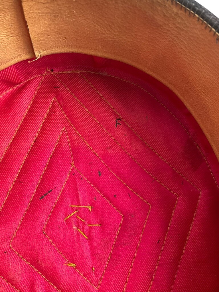 Canadian Royal Military College Pillbox Cap Hat Numbered 672 Canadian Royal Military College Pillbox Cap Hat Numbered 672