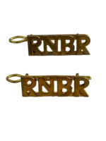 Canadian Royal New Brunswick Regiment Shoulder Titles Insignia Pair