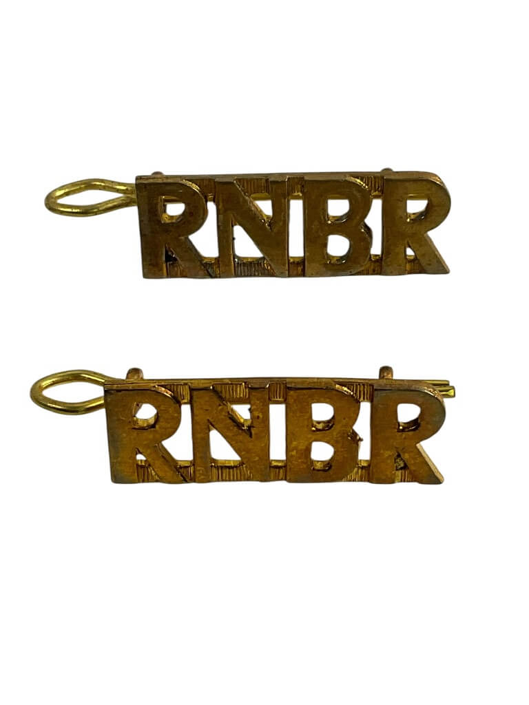 Canadian Royal New Brunswick Regiment Shoulder Titles Insignia Pair Canadian Royal New Brunswick Regiment Shoulder Titles Insignia Pair