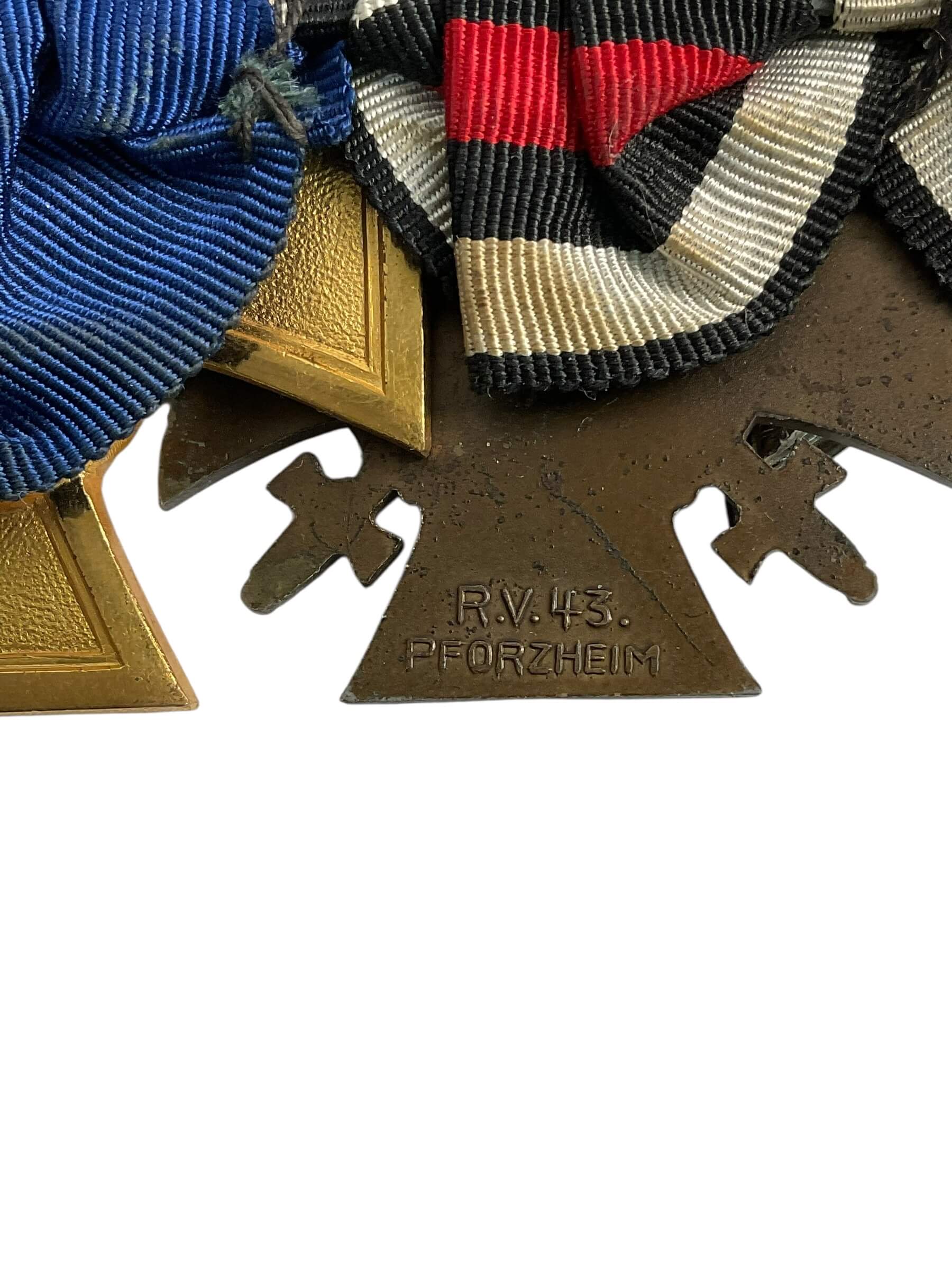 WW1 WW2 German Police Long Service Medal Grouping WW1 WW2 German Police Long Service Medal Grouping