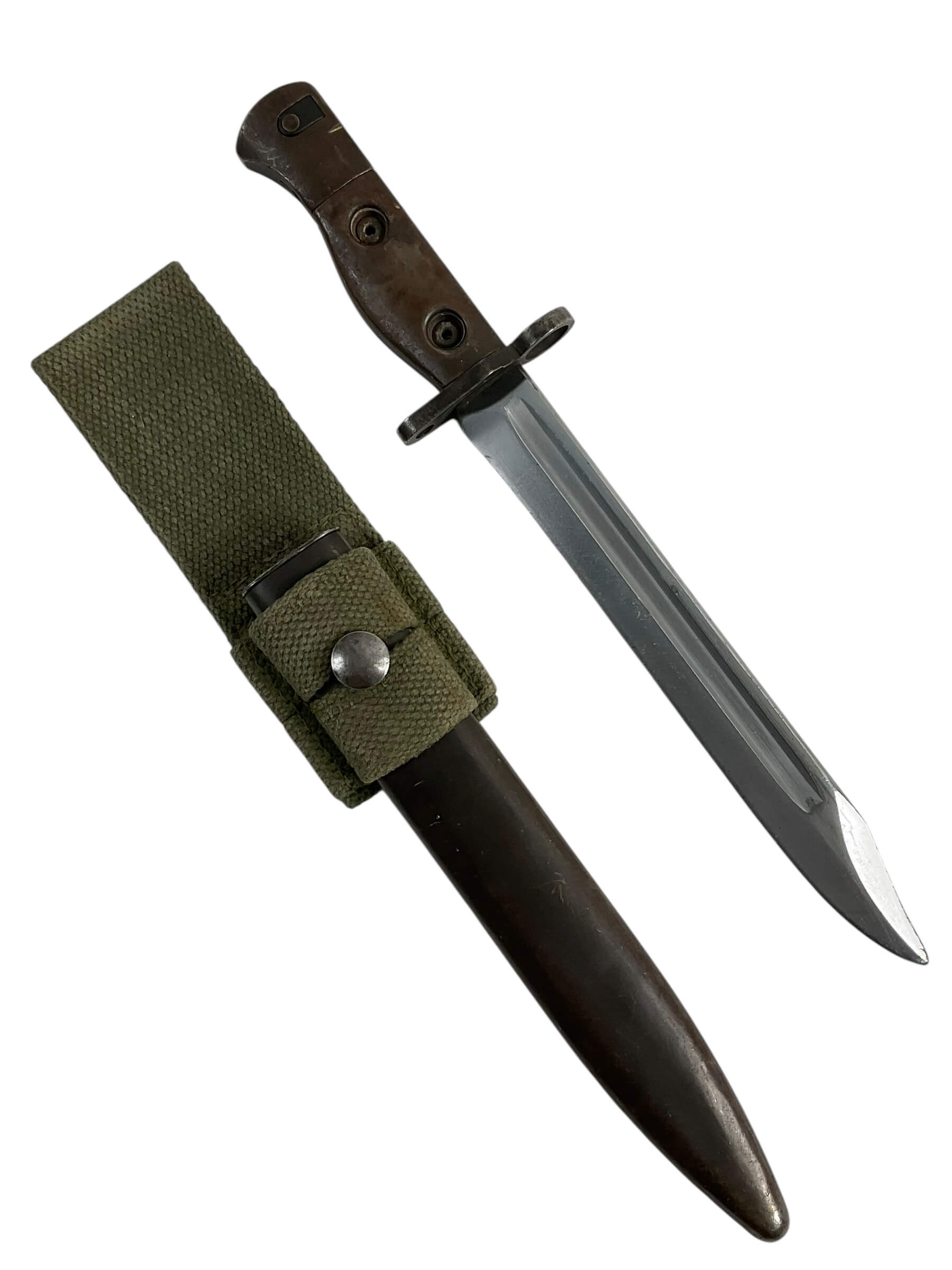 Canadian Forces FN C1 Bayonet With Scabbard 1960 Dated With Frog Canadian Forces FN C1 Bayonet With Scabbard 1960 Dated With Frog