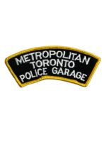 Canadian Metropolitan Toronto Police Garage Yellow Border Patch