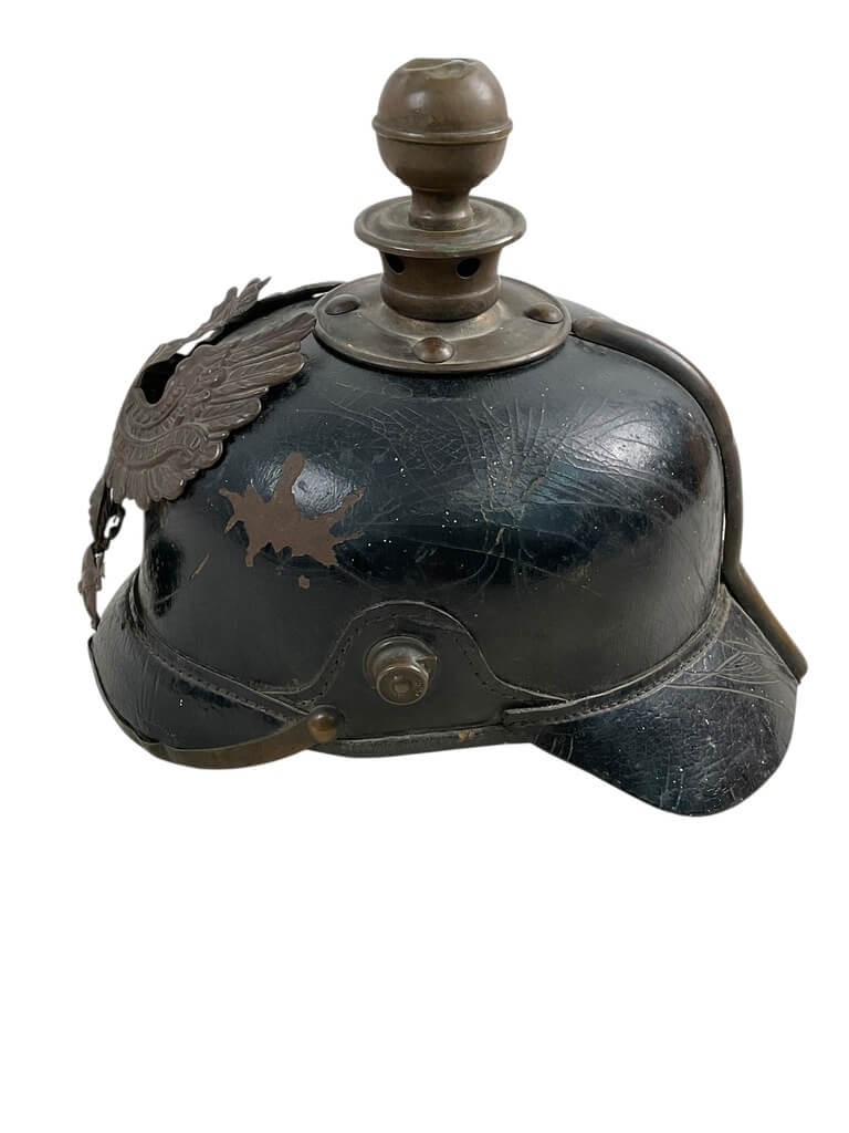 WW1 Imperial German Fusilier Artillery Regiment No 1 Pickelhaube WW1 Imperial German Fusilier Artillery Regiment No 1 Pickelhaube