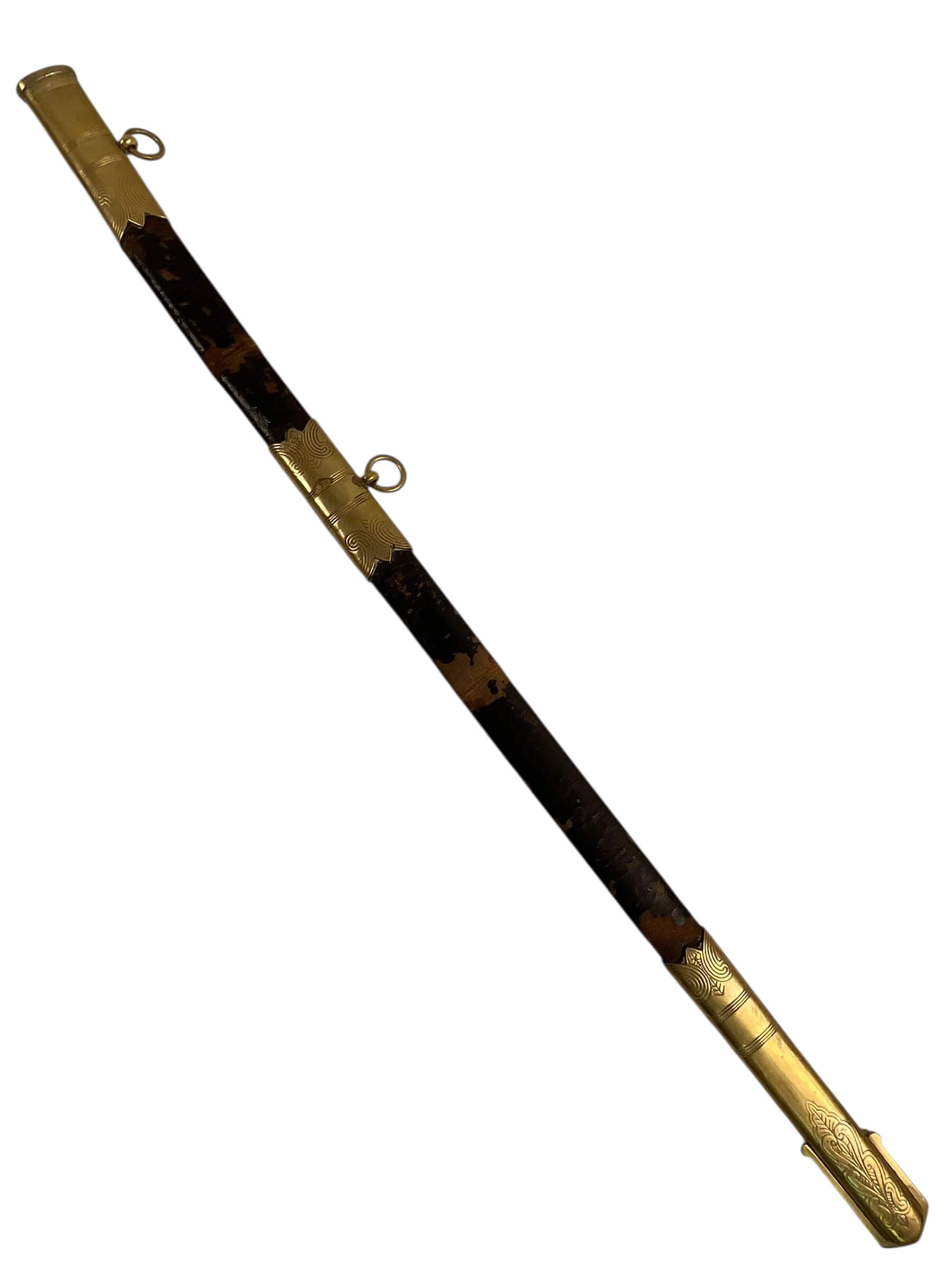 British Royal Navy Officers Sword Scabbard ONLY British Royal Navy Officers Sword Scabbard ONLY