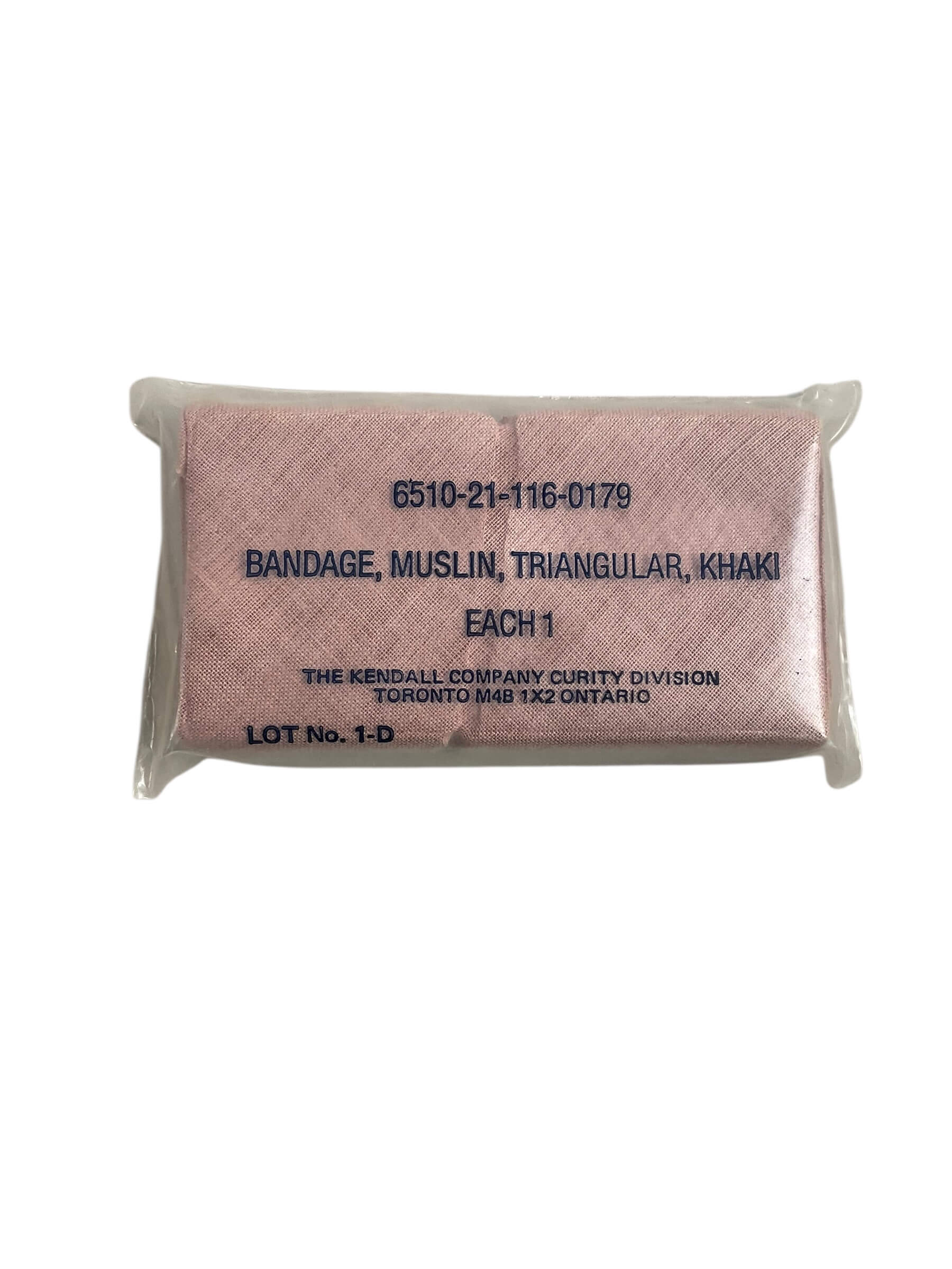 Canadian Army Triangular Khaki Bandage Canadian Army Triangular Khaki Bandage