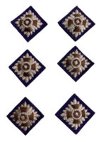 Canadian Army Captain’s Rank Purple Pips Chaplain Set of 6 Canadian Army Captain’s Rank Purple Pips Chaplain Set of 6