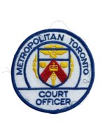 Canadian Metropolitan Toronto Court Officer Blue Border Police Patch