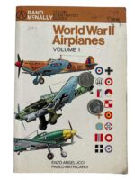 WW2 US British German Airplanes Vol 1 Rand McNally Used Softcover Reference Book WW2 US British German Airplanes Vol 1 Rand McNally Used Softcover Reference Book