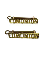 Canadian Forces Edmonton Regiment Shoulder Titles Insignia Pair