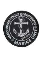 Canadian Vancouver British Columbia Marine Unit Police Patch