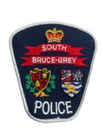 Canadian South Bruce-Grey Ontario White Border Police Patch