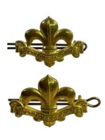 Canadian Voltigeurs de Quebec Collars Insignia Pair