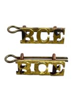 Canadian Forces RCE Engineers Shoulder Titles Insignia Pair