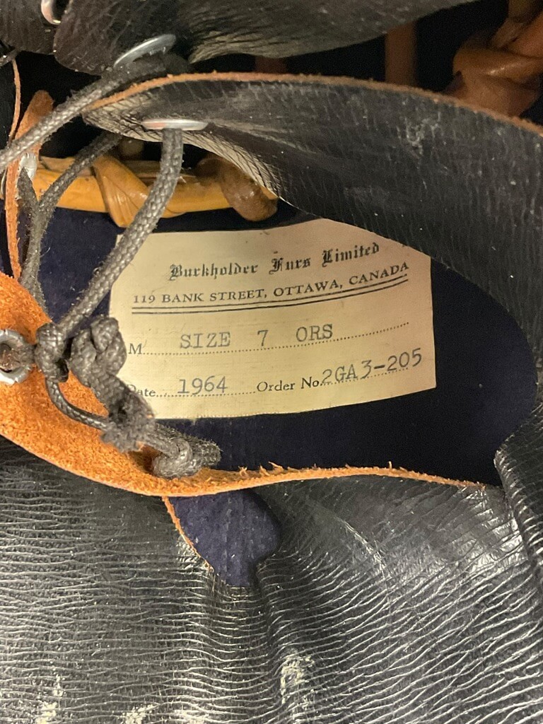 Canadian Grenadier Guards Bearskin Hat Dated 1964 Size 7 Canadian Grenadier Guards Bearskin Hat Dated 1964 Size 7