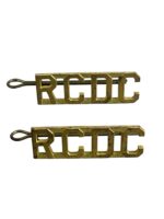 Canadian Forces RCDC Dental Corps Shoulder Titles Insignia Pair