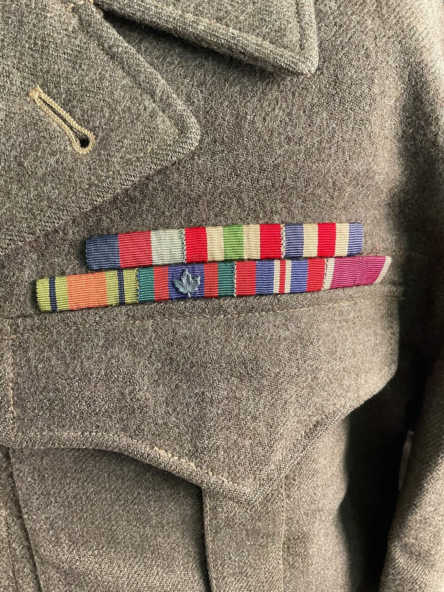 Canadian Army Korean War Signals Officers Battledress Jacket and Pants Canadian Army Korean War Signals Officers Battledress Jacket and Pants