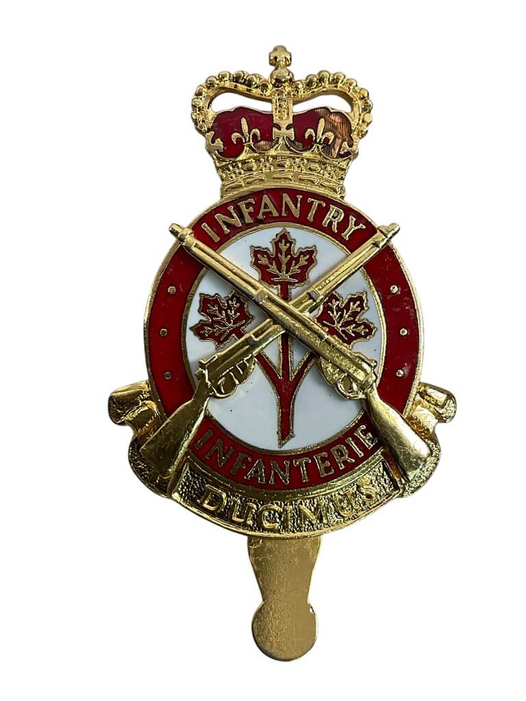 Canadian Forces Infantry Enamelled Cap Badge Canadian Forces Infantry Enamelled Cap Badge