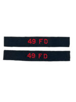 Canadian Forces 49th Field Artillery RCA Shoulder Titles Insignia Pair