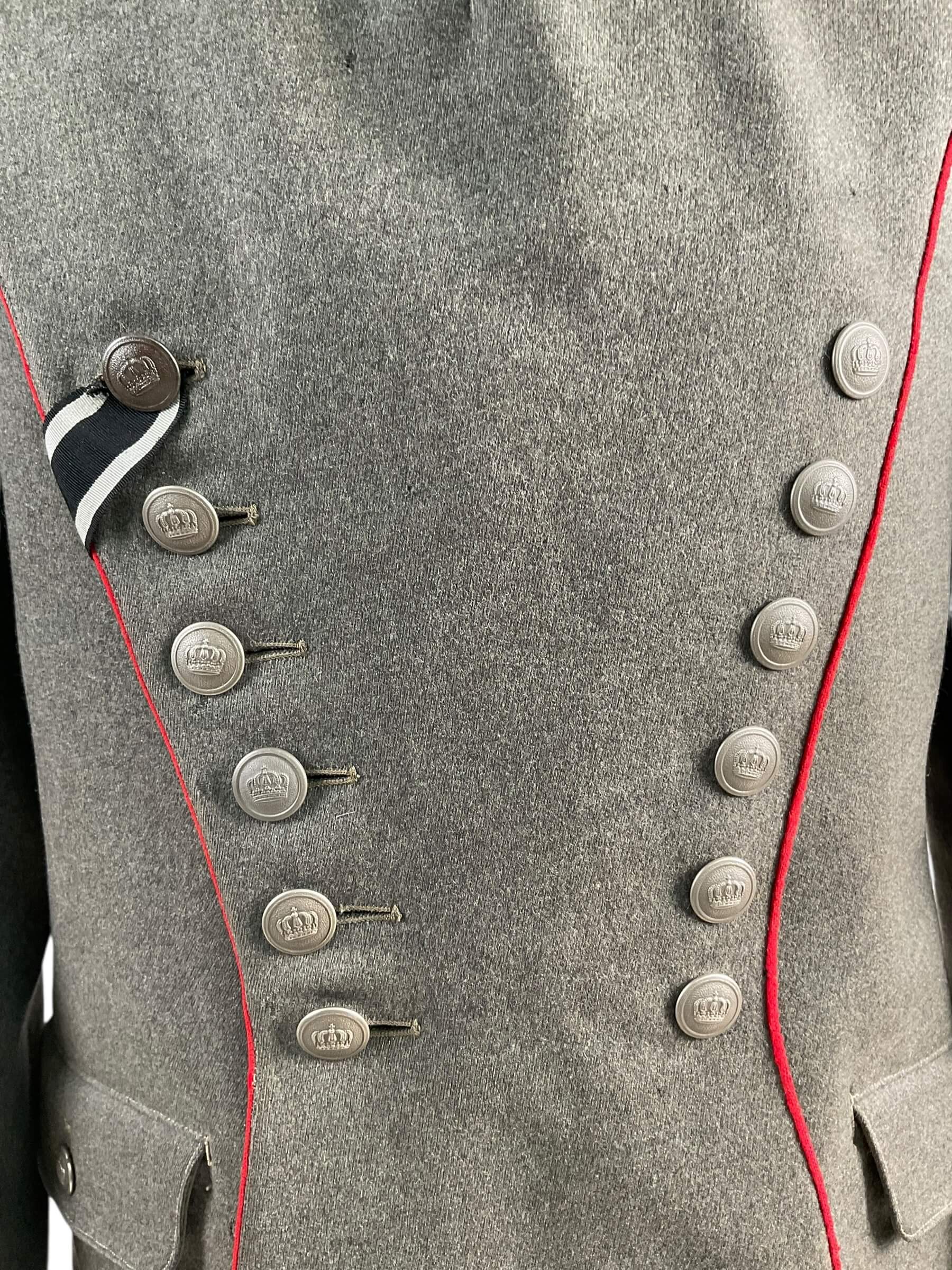 WW1 Imperial German 6 Uhlan Feldgrau Senior NCO Tunic WW1 Imperial German 6 Uhlan Feldgrau Senior NCO Tunic