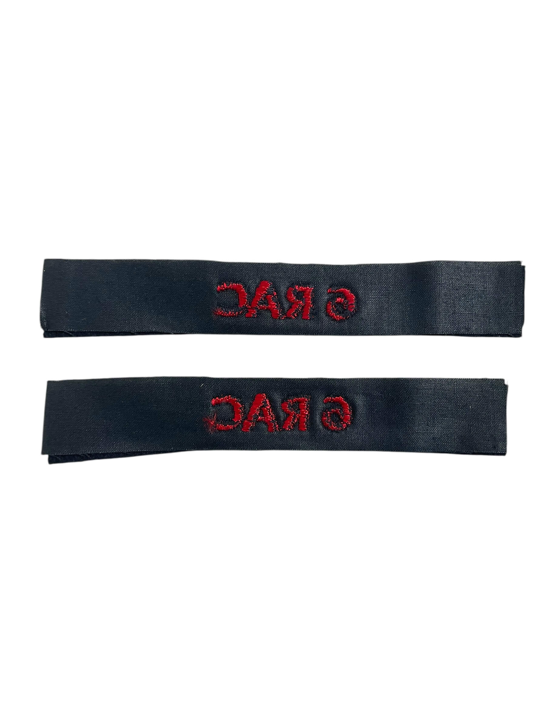 Canadian Forces 6th Field Artillery RAC RCA Shoulder Titles Insignia Pair Canadian Forces 6th Field Artillery RAC RCA Shoulder Titles Insignia Pair