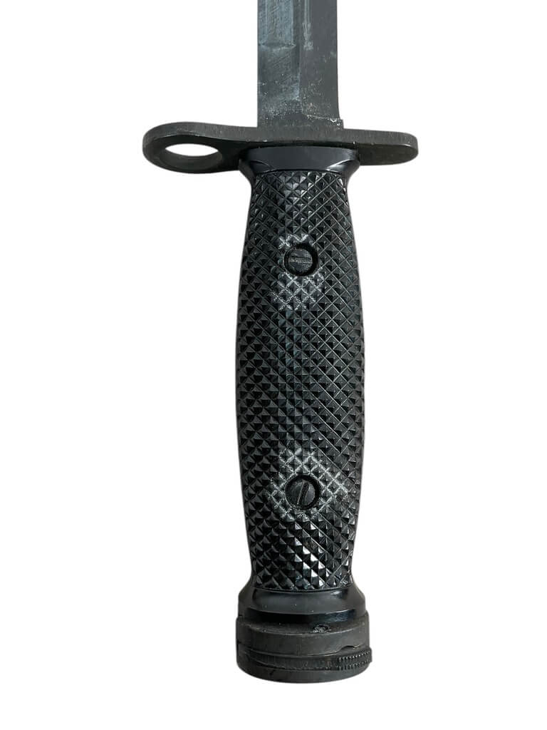 US Army M1 Carbine Bayonet and Scabbard M4 in M8 Scabbard US Army M1 Carbine Bayonet and Scabbard M4 in M8 Scabbard