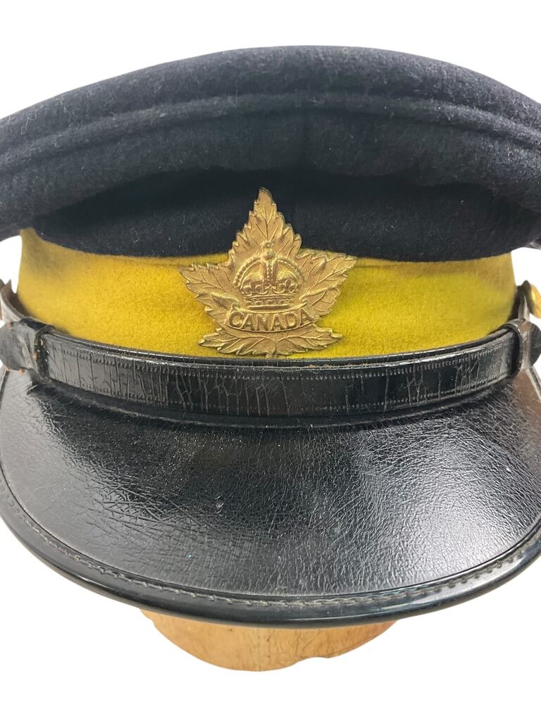 Royal Canadian Army Pay Corps Peak Cap Hat Size 7 Royal Canadian Army Pay Corps Peak Cap Hat Size 7
