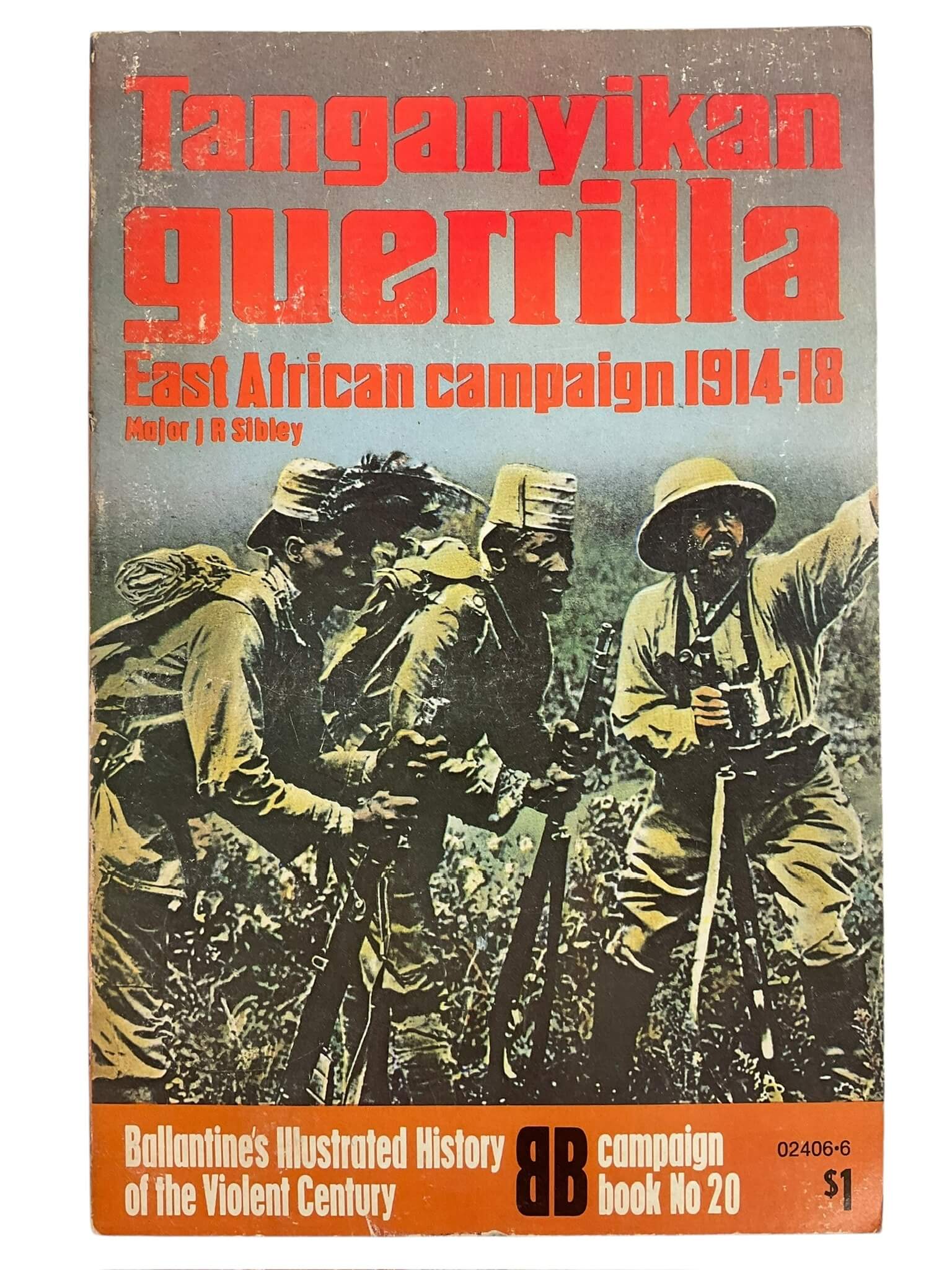 WW1 German British Tanganyikan Guerrilla Ballantines No 20 Used Softcover Reference Book WW1 German British Tanganyikan Guerrilla Ballantines No 20 Used Softcover Reference Book